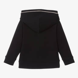 إمبوريو أرماني-توب هودي بطبعة النسر قطن لون كحلي للأولاد | Childrensalon Outlet