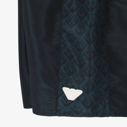 Emporio Armani-Boys Navy Blue Eagle Swim Shorts | Childrensalon Outlet