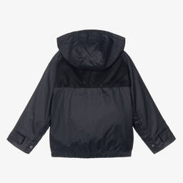 Emporio Armani-Boys Navy Blue Jacket | Childrensalon Outlet