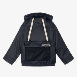 Emporio Armani-Boys Navy Blue Jacket | Childrensalon Outlet