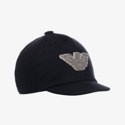 Armani logo cap cheap