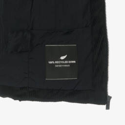 Emporio Armani-Boys Navy Corduroy Puffer Jacket | Childrensalon Outlet