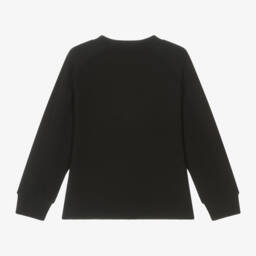 Emporio Armani-Boys Navy Cotton Eagle Pullover | Childrensalon Outlet