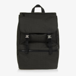 Emporio Armani-Boys Olive Logo Backpack 36cm | Childrensalon Outlet