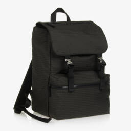 Emporio Armani-Boys Olive Logo Backpack 36cm | Childrensalon Outlet