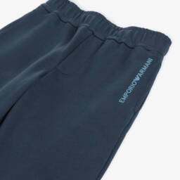 Emporio Armani-Синий спортивный костюм с логотипом Eagle для мальчиков | Childrensalon Outlet