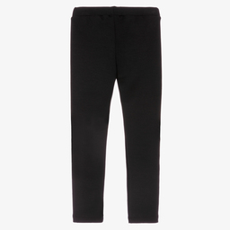 Emporio Armani-Girls Black Modal Leggings | Childrensalon Outlet