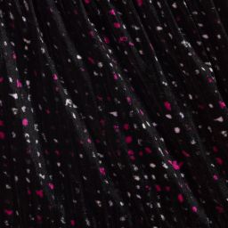 Emporio Armani-Girls Black Velvet Dress | Childrensalon Outlet