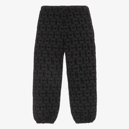 Emporio Armani-جوغرز قطن جيرسي لون كحلي للبنات | Childrensalon Outlet