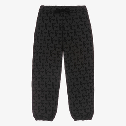 Emporio Armani-جوغرز قطن جيرسي لون كحلي للبنات | Childrensalon Outlet