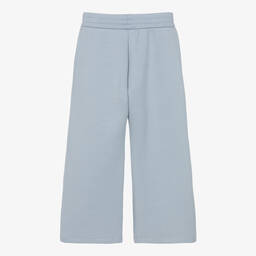 إEmporio Armani-جوغرز قطن جيرسي لون أزرق وزهري للبنات | Childrensalon Outlet