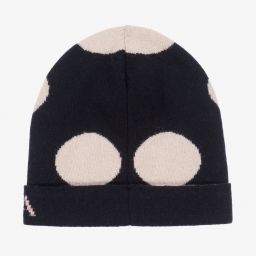 Emporio Armani-Girls Blue & Pink Wool Hat Set | Childrensalon Outlet