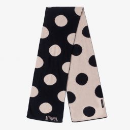 Emporio Armani-Girls Blue & Pink Wool Hat Set | Childrensalon Outlet