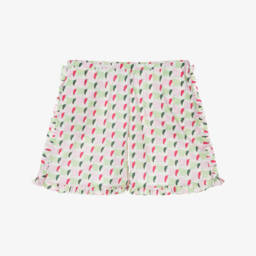 Emporio Armani-Шорты из хлопка пастельные с орлом для девочек | Childrensalon Outlet