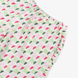 Emporio Armani-Шорты из хлопка пастельные с орлом для девочек | Childrensalon Outlet