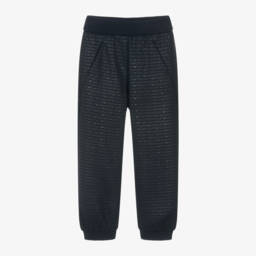 Emporio Armani-Girls Dark Blue Relaxed Joggers | Childrensalon Outlet