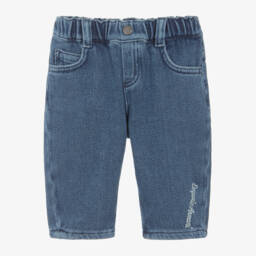 إمبوريو أرماني-جينز دنيم لون أزرق للبنات | Childrensalon Outlet