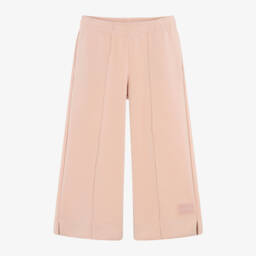 إEmporio Armani-بنطلون رياضي بأرجل واسعة مودال لون زهري  | Childrensalon Outlet