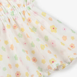 Emporio Armani-Girls Pastel Floral Poplin Dress | Childrensalon Outlet