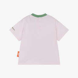 Emporio Armani-Girls Pink Anime Bear Tee | Childrensalon Outlet