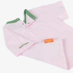 Emporio Armani-Girls Pink Anime Bear Tee | Childrensalon Outlet