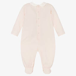 Emporio Armani-Розовый хлопковый комбинезон | Childrensalon Outlet