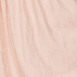 Emporio Armani-Girls Pink Cotton Jacquard Skirt | Childrensalon Outlet