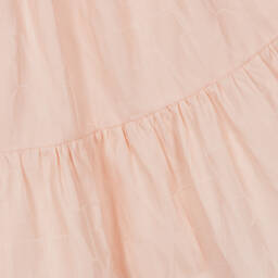 Emporio Armani-Girls Pink Cotton Jacquard Skirt | Childrensalon Outlet
