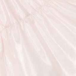 إمبوريو أرماني-فستان مزيج حرير لون زهري | Childrensalon Outlet