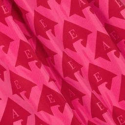 Emporio Armani-Girls Red & Pink Taffeta Skirt | Childrensalon Outlet