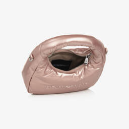 إمبوريو أرماني-حقيبة يد مبطنة لون زهري (22 سم) | Childrensalon Outlet