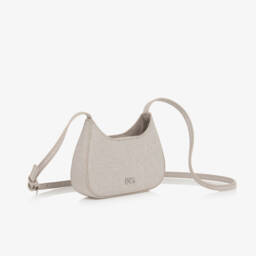 إمبوريو أرماني-حقيبة لون فضي براق (14 سم) | Childrensalon Outlet