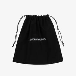 إمبوريو أرماني-حقيبة لون فضي براق (14 سم) | Childrensalon Outlet