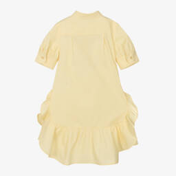 إمبوريو أرماني-فستان قميص قطني مشرق للبنات | Childrensalon Outlet