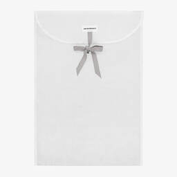 Emporio Armani-Grey Hooded Velour Pramsuit | Childrensalon Outlet