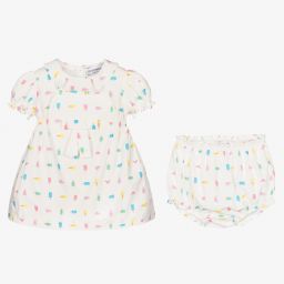 Emporio Armani-Кремовое платье с мороженым и трусики | Childrensalon Outlet