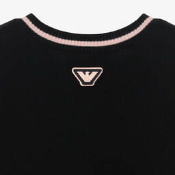 Emporio Armani-Navy Blue Varsity Logo Dress | Childrensalon Outlet