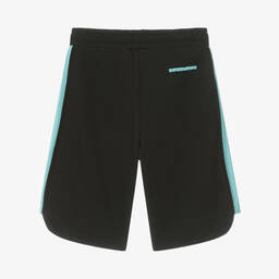 Emporio Armani-Черно-синие хлопковые шорты | Childrensalon Outlet