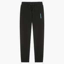Emporio Armani-جوغرز قطن جيرسي لون أسود تينز ولادي | Childrensalon Outlet