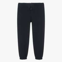 إمبوريو أرماني-بنطلون رياضي قطن بيكيه لون كحلي للمراهقين | Childrensalon Outlet