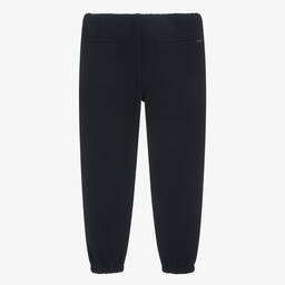 إمبوريو أرماني-بنطلون رياضي قطن بيكيه لون كحلي للمراهقين | Childrensalon Outlet