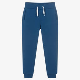 إمبوريو أرماني-جوغرز تينز ولادي قطن لون أزرق | Childrensalon Outlet