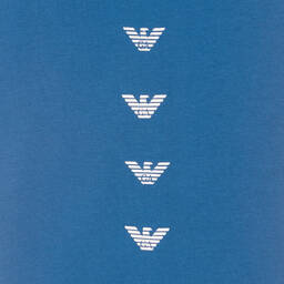 Emporio Armani-Сине-белый топ и шорты | Childrensalon Outlet