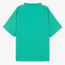 إEmporio Armani-تيشيرت تينز ولادي قطن لون أخضر | Childrensalon Outlet