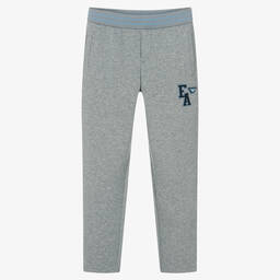 Emporio Armani-Teen Boys Grey Logo Joggers | Childrensalon Outlet