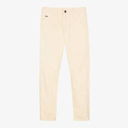 إمبوريو أرماني-جينز تينز ولادي قطن دنيم لون عاجي | Childrensalon Outlet