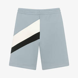 إمبوريو أرماني-شورت تينز ولادي قطن جيرسي لون أزرق | Childrensalon Outlet