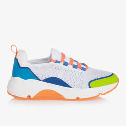 إمبوريو أرماني-حذاء رياضى شبك لون أبيض للمراهقين | Childrensalon Outlet