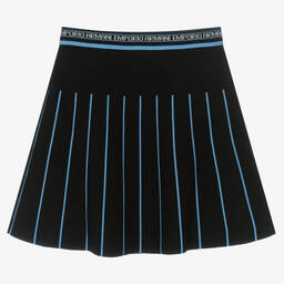 Emporio Armani-Черная трикотажная юбка | Childrensalon Outlet