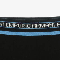 Emporio Armani-Черная трикотажная юбка | Childrensalon Outlet